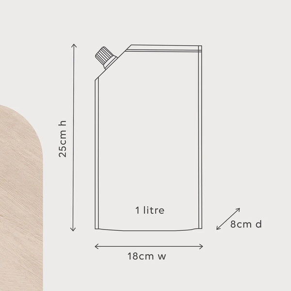 1 Ltr Wash Refill Green Pepper & Lotus