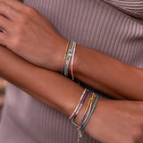 Inspiration Bracelet Fuchsia and Gold