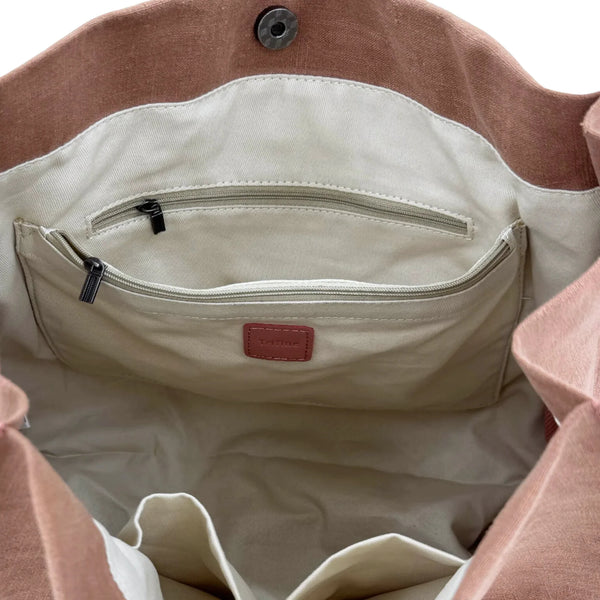 Land and Sea Tote Bag - Blush