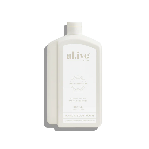 Hand & Body -1 Ltr Wash Refill - Mango & Lychee