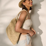 Solana Summer Beach Bag in Natural