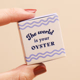 Tiny Matchbox Ceramic  Pearl Oyster Token