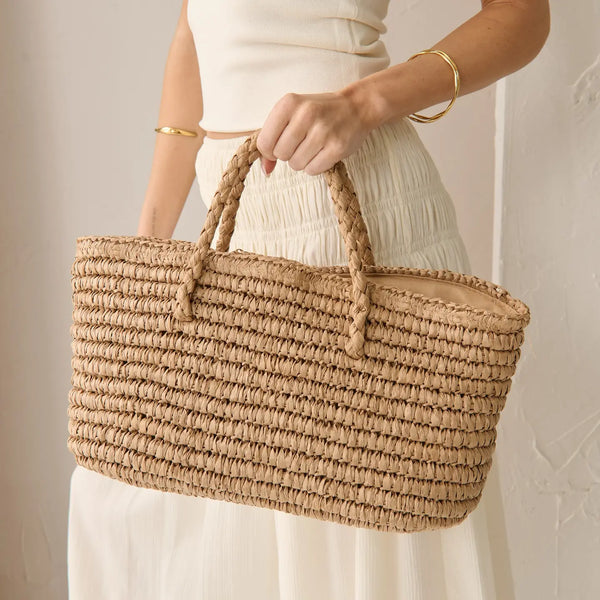 Tressa Beach Straw Bag