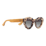 SOEK STEVIE IVORY TORT l Black Polarised Lens l Walnut Arms