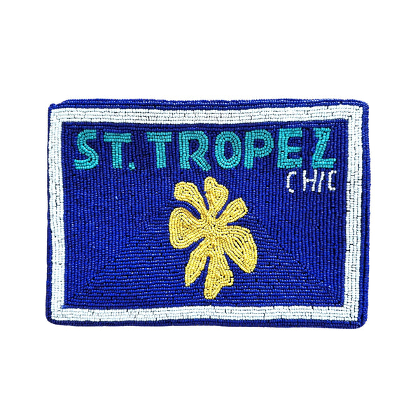 St Tropez Beaded Clutch