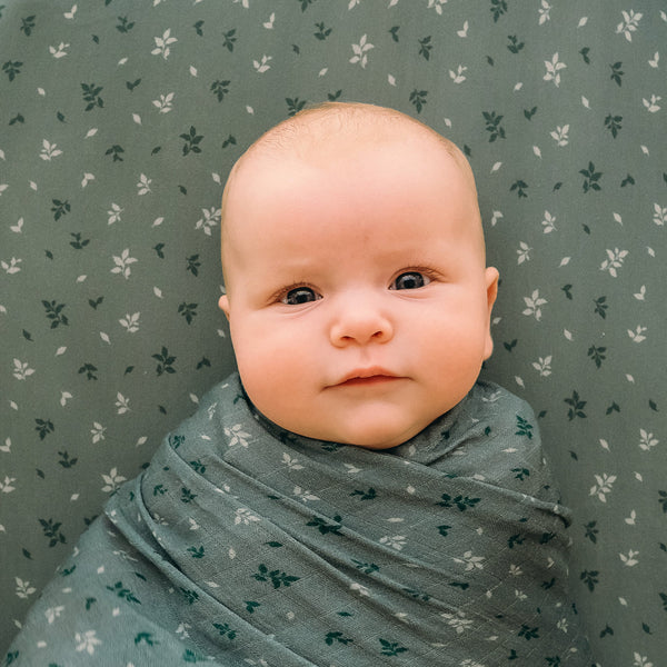 Fox & Fallow Pine Organic Muslin Wrap Swaddle