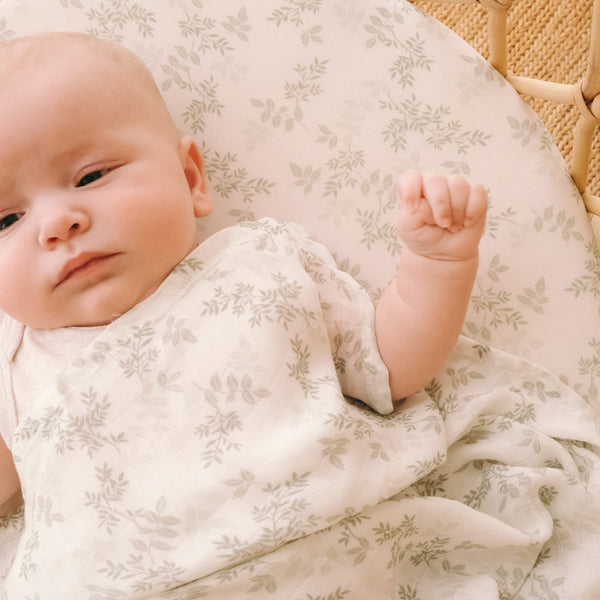 Fox & Fallow Cypress Organic Muslin Wrap Swaddle