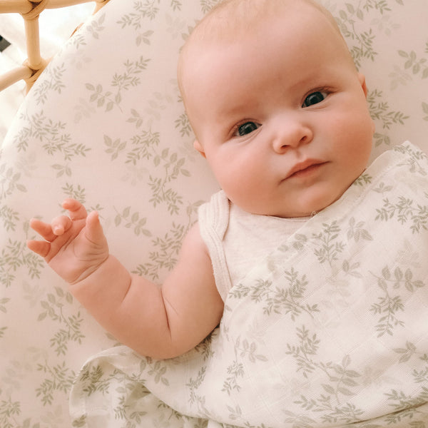 Fox & Fallow Cypress Organic Muslin Wrap Swaddle