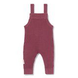 Aster & Oak Knit Pocket Overall - Berry