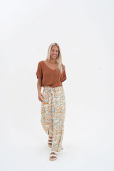 Solea Pant - Cream/ Bran