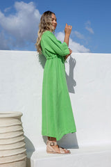 Coulisse Dress Verde Green