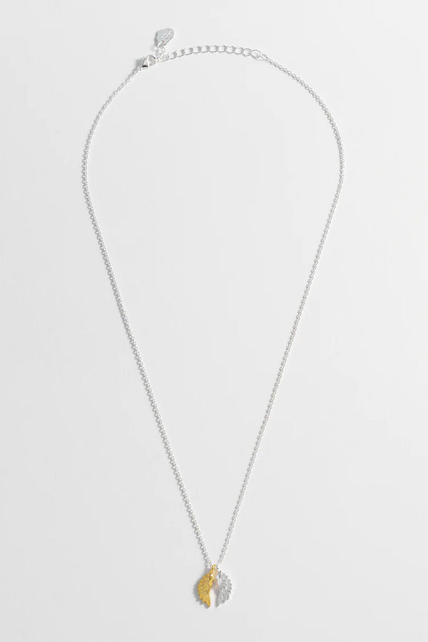 Estella Bartlett- Wing Necklace - Silver And Gold Plated