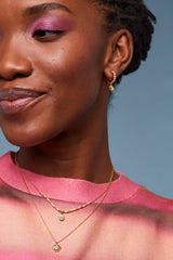 Estella Bartlett- Scallop And Heart Necklace - Gold Plated