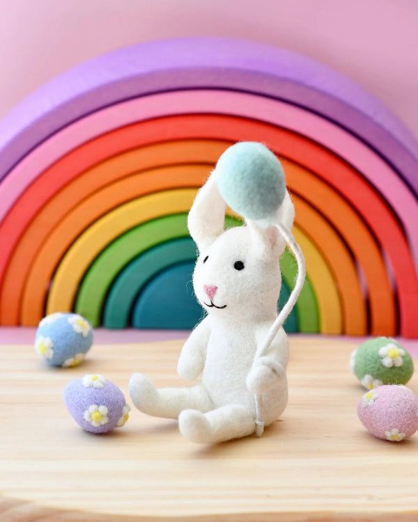 Tara Treasures-Felt Rabbit with Balloon