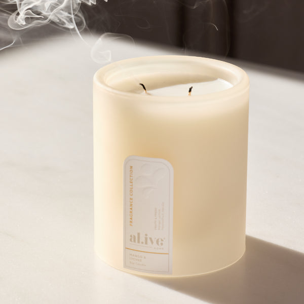 Soy candle - mango & lyche
