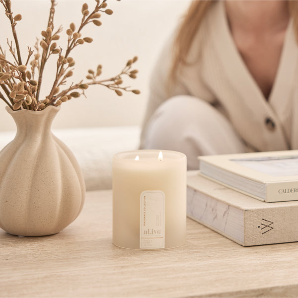 Soy candle - mango & lyche