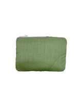 Green Flower Beaded Pouch