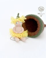 Tara Treasures- May Gibbs x Tara Treasures - Little Ragged Blossoms Doll with Gum Pod