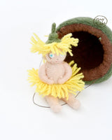 Tara Treasures- May Gibbs x Tara Treasures - Little Ragged Blossoms Doll with Gum Pod