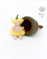 Tara Treasures- May Gibbs x Tara Treasures - Little Ragged Blossoms Doll with Gum Pod