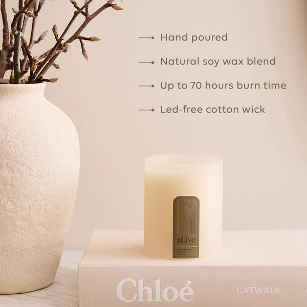 Soy candle - Green Pepper Lotus