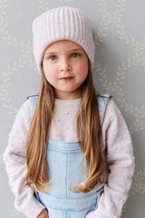 Jamie Kay- Aurelie Beanie - Pale Lilac Marle