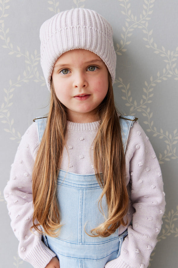 Jamie Kay- Aurelie Beanie - Pale Lilac Marle