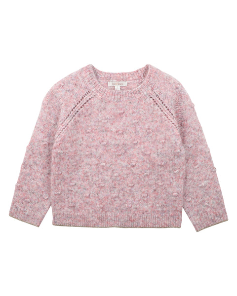Fox & Finch- LILAC MARL SPOT KNITTED JUMPER 3-5 Years