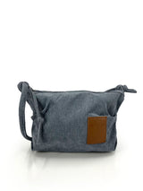 Corduroy Crossbody Bag -Blue