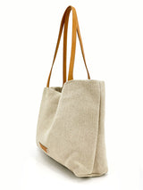 Trifine -Everyday Natural Tote Bag - Beige