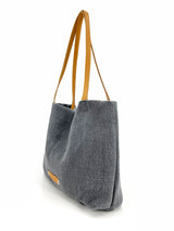 Trifine -Everyday Natural Tote Bag - Steel