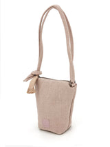 Small Crossbody Bucket Bag - Dusty Pink