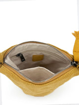 Small Crossbody Bucket Bag - Mustard