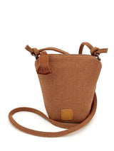 Small Crossbody Bucket Bag - Rust