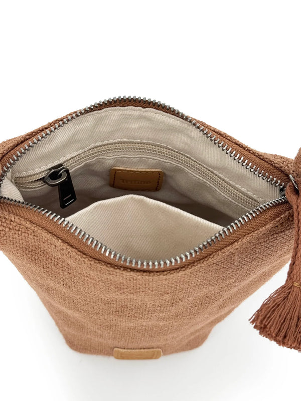 Small Crossbody Bucket Bag - Rust