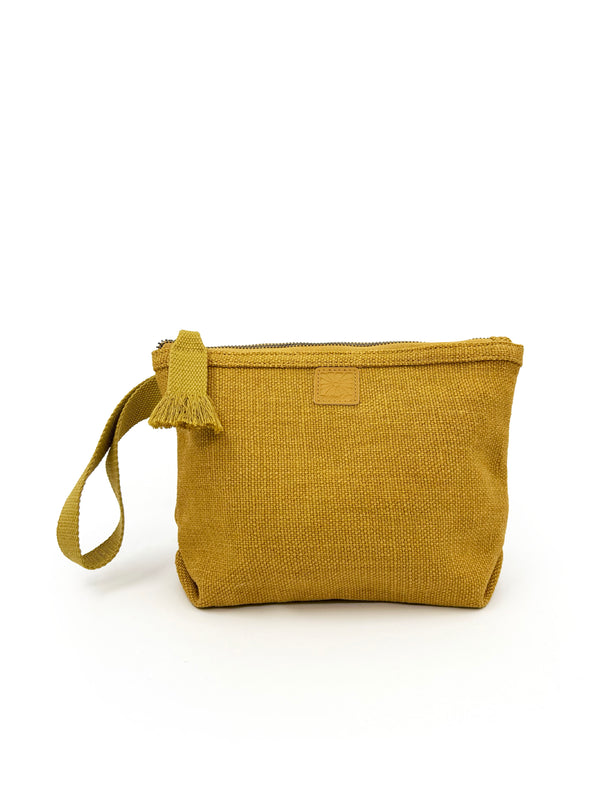 Natural Large Pouch Mustard