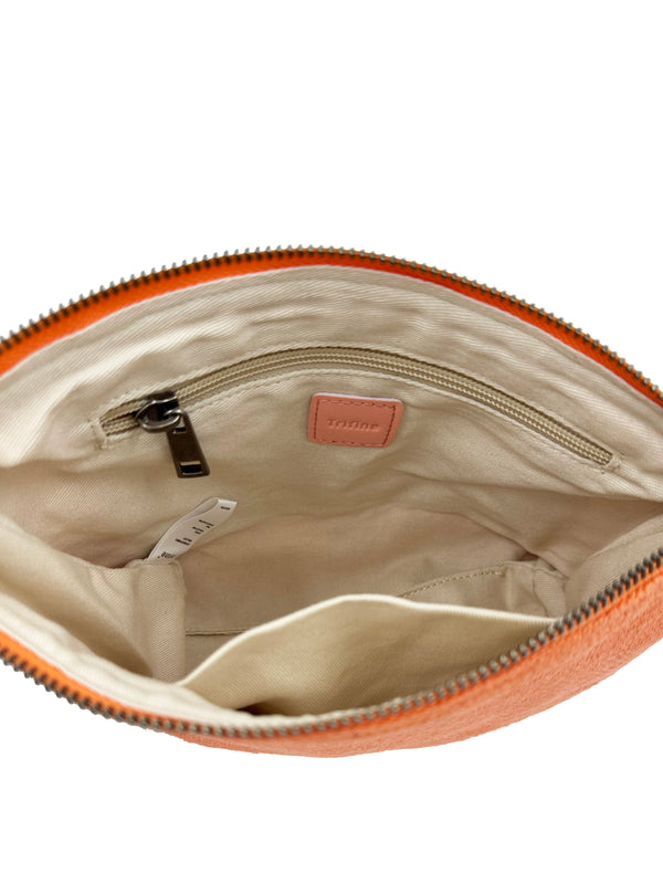 Natural Large Pouch Tangerine