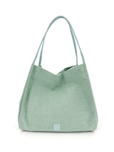 Land and Sea Tote Bag - Mint Blue
