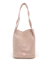 Natural Long Handled Bag Pink