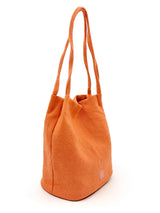 Natural Long Handled Bag Tangerine