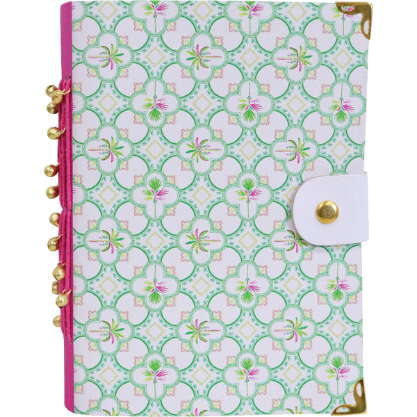 Leather Notebook- Moroccan Mojito