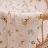 Fox & Fallow Welcome Party Organic Muslin Wrap Swaddle