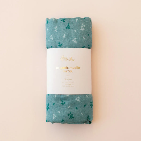 Fox & Fallow Pine Organic Muslin Wrap Swaddle