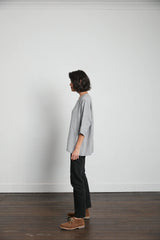 Loose linen 3/4 sleeve top