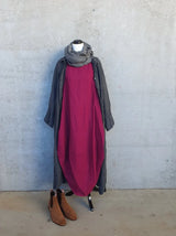 Italian linen scallop dress