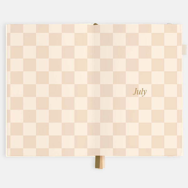 2026 A5 Vertical Planner - Creme