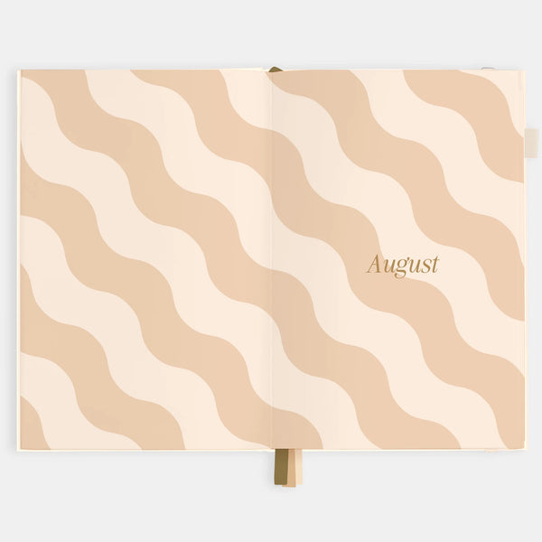 2026 A5 Vertical Planner - Creme