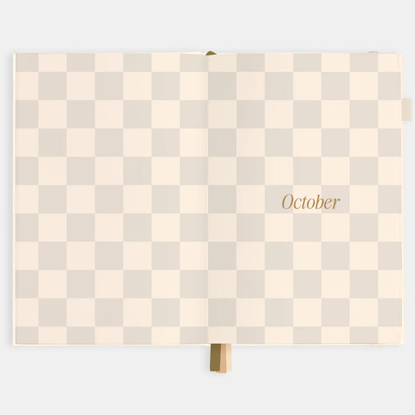 2026 A5 Vertical Planner - Creme
