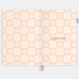 2026 A5 Academic Vertical Planner - Powder Stripe