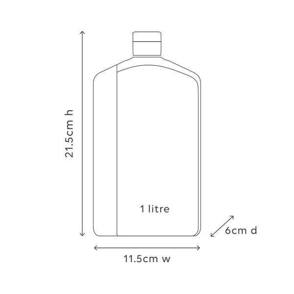 Hand & Body -1 Ltr Wash Refill - Mango & Lychee
